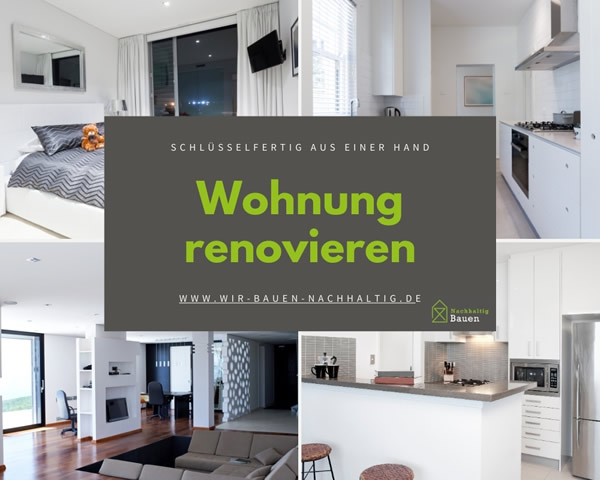 Wohnung renovieren? Wir bauen schlüsselfertig aus einer Hand