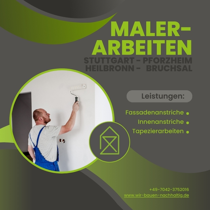 Malerarbeiten und Streichen