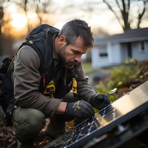 Installation von Photovoltaikanlagen