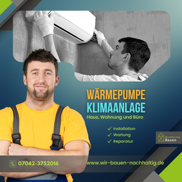 Wärmepumpen-Klimaanlage als Komplettlösung zum Heizen